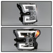 Spyder LED Bar Projector HeadLights (F150)